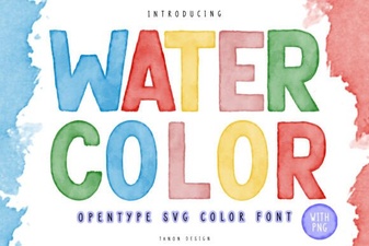Craft Creative Projects with Watercolor Fonts