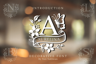 Aurelina Font: Elegant Monograms & Creative Designs