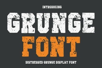 Grunge Fonts for Impactful Design Projects