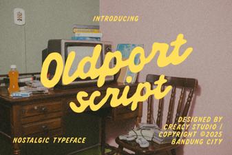 Oldport Script Font for Elegant Branding & Lettering