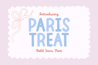Paris Treat Font: Elegant Designs & Creative Projects