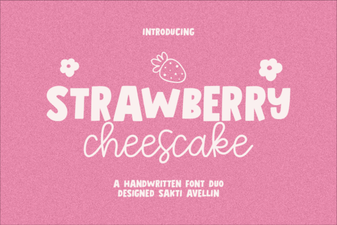 The Strawberry Chesscake Font in Creative Design