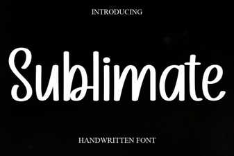 Sublimate Font: a Modern & Creative Typography Tool