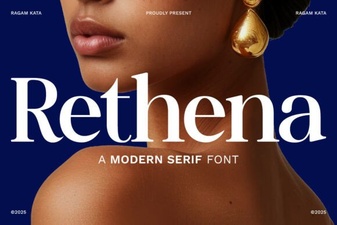 Exploring Rethena: a Font for Creative Digital Projects